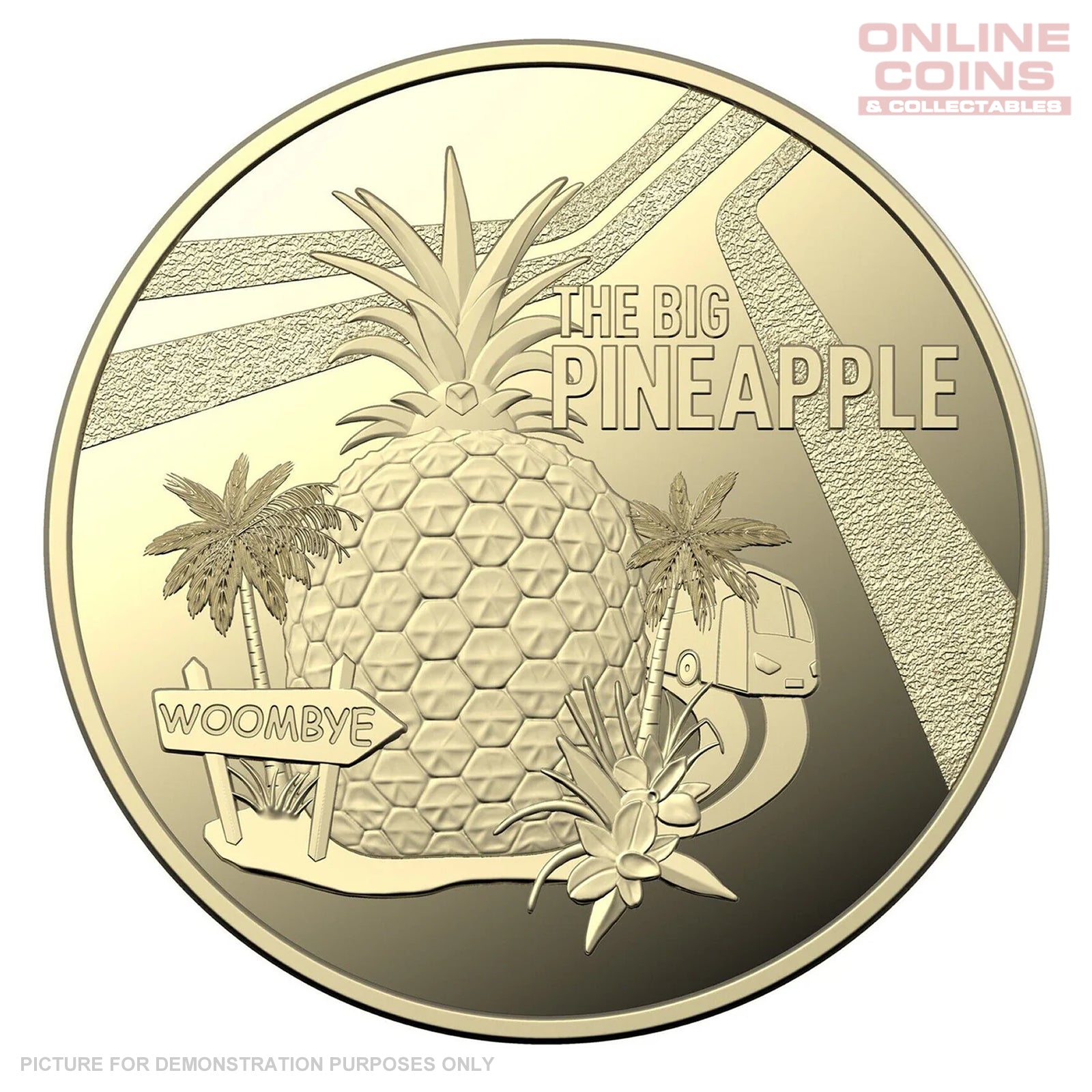 2023 $1 - Big Things - The Big Pineapple - Loose in 2x2